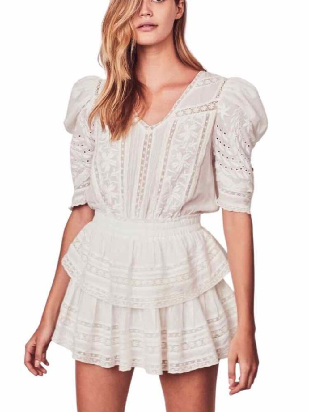 Love Shack Fancy White Size XS Dress